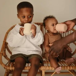 Drinkbeker met Rietje Shifting Sand^Mushie Clearance