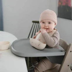 Eerste Set Baby Lepels Blush Shifting Sand 1 set^Mushie Best