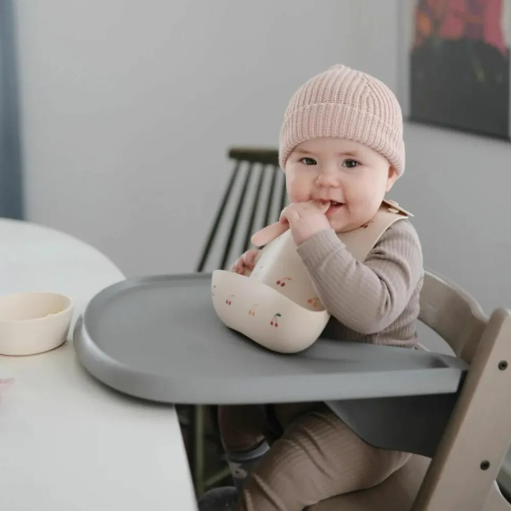 Eerste Set Baby Lepels Blush Shifting Sand 1 set^Mushie Best