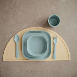 Kinderbestek Set Lepel en Vork Sage 1 set^Mushie Best