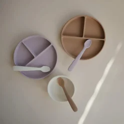 Servies & Drinkbekers<Mushie Kom Antislip Ivory