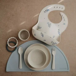 Servies & Drinkbekers<Mushie Kommen Set Vanilla 2 stuks