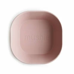 Servies & Drinkbekers<Mushie Kommen Set Vierkant Blush 2 stuks