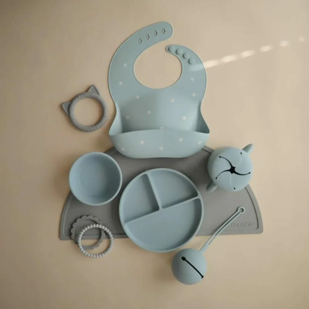 Speenhouder Powder Blue^Mushie Sale