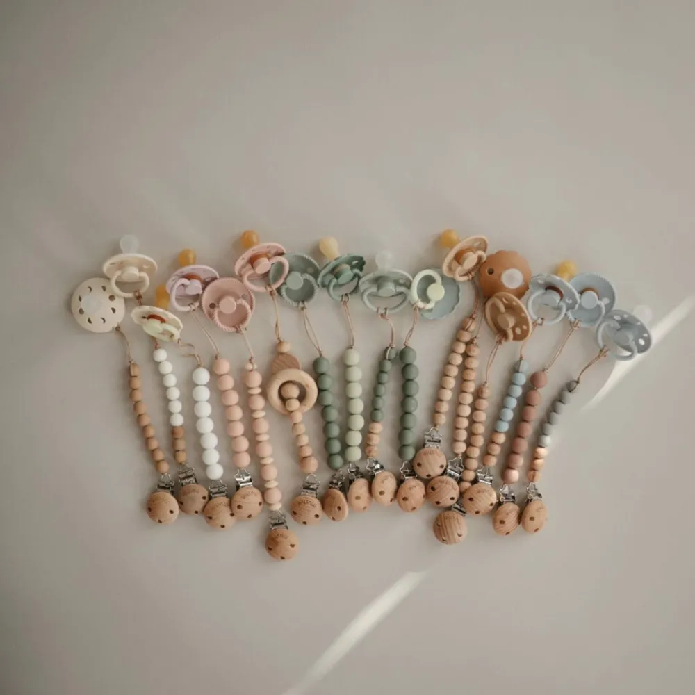 Flessen & Spenen<Mushie Speenkoord Dried Thyme