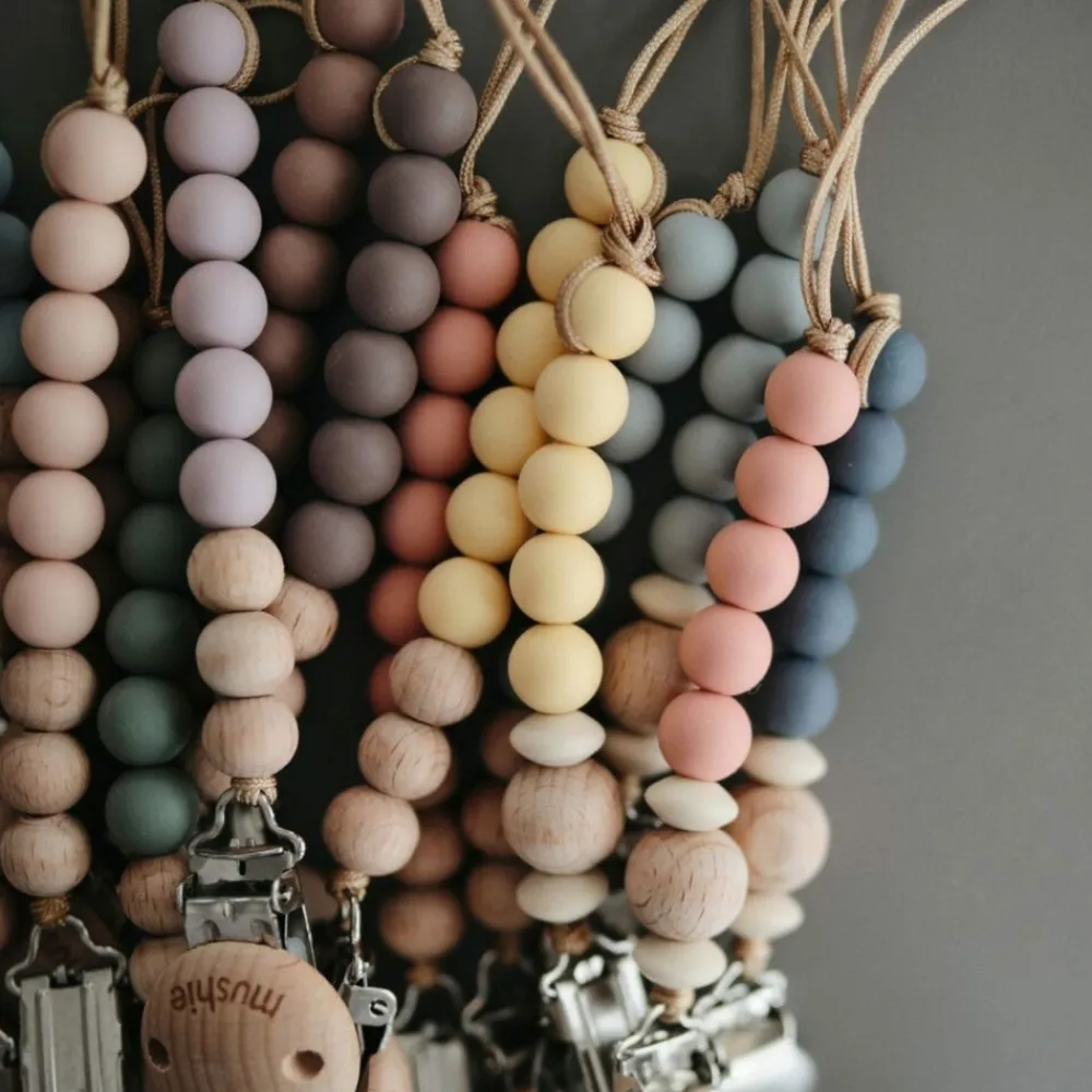 Flessen & Spenen<Mushie Speenkoord Dried Thyme