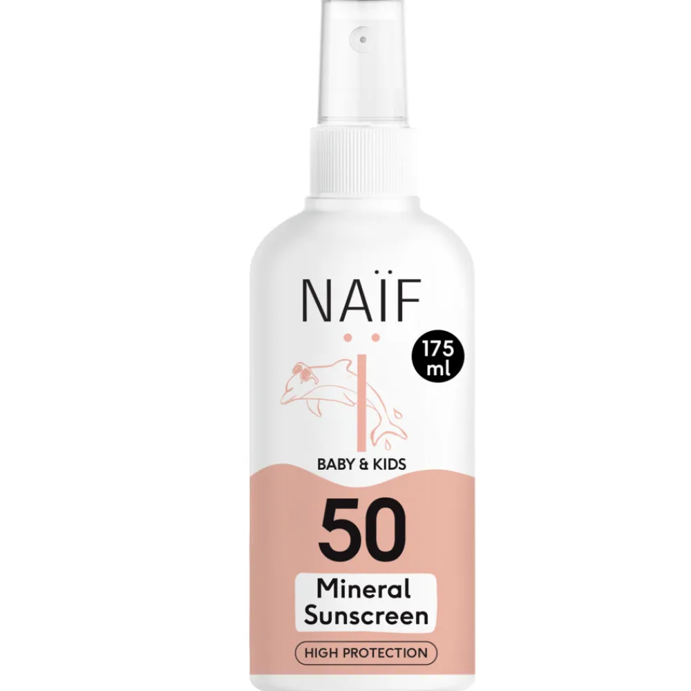 Online Baby & Kids Minerale Zonnebrand Spray SPF 50 175 ml Lichaamsverzorging|Zonnebrand