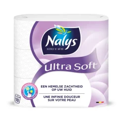 Toiletpapier|Toiletartikelen<Nalys Ultra Soft Toiletpapier 2-laags 18 stuks