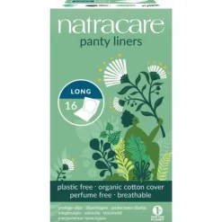 Inlegkruisjes Panty Liners Long Wrap 16 stuks^Natracare Clearance