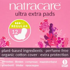 Intiemhygiëne<Natracare Maandverband Ultra Extra Normaal 12 stuks