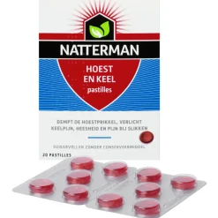 Luchtwegen & Keel<Natterman Hoest- en Keel 20 stuks