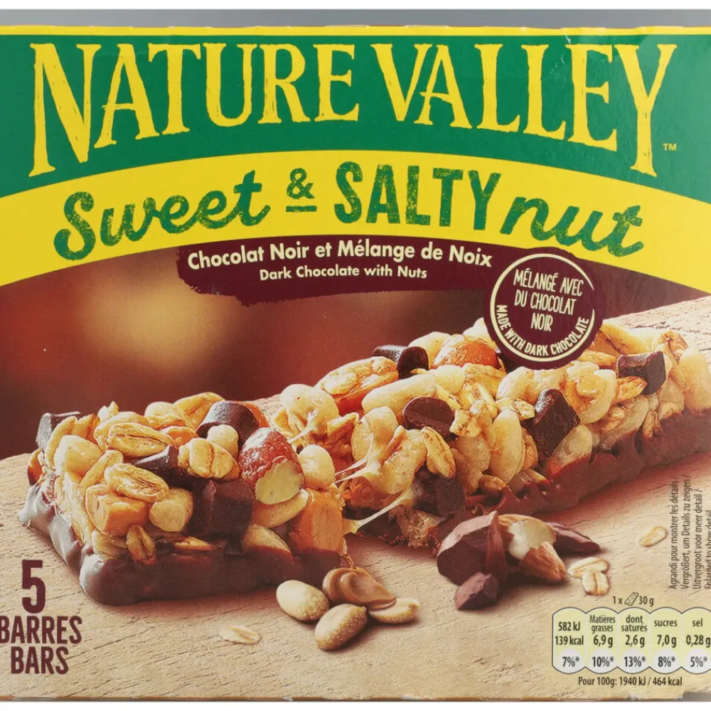 Snacks & Tussendoortjes<Nature Valley Sweet & Salty Nut Pure Chocolade 5 stuks
