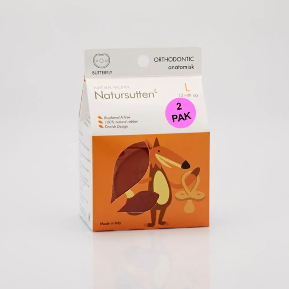 Fopspenen Vlinder Anatomisch Large 2 stuks^Natursutten Best