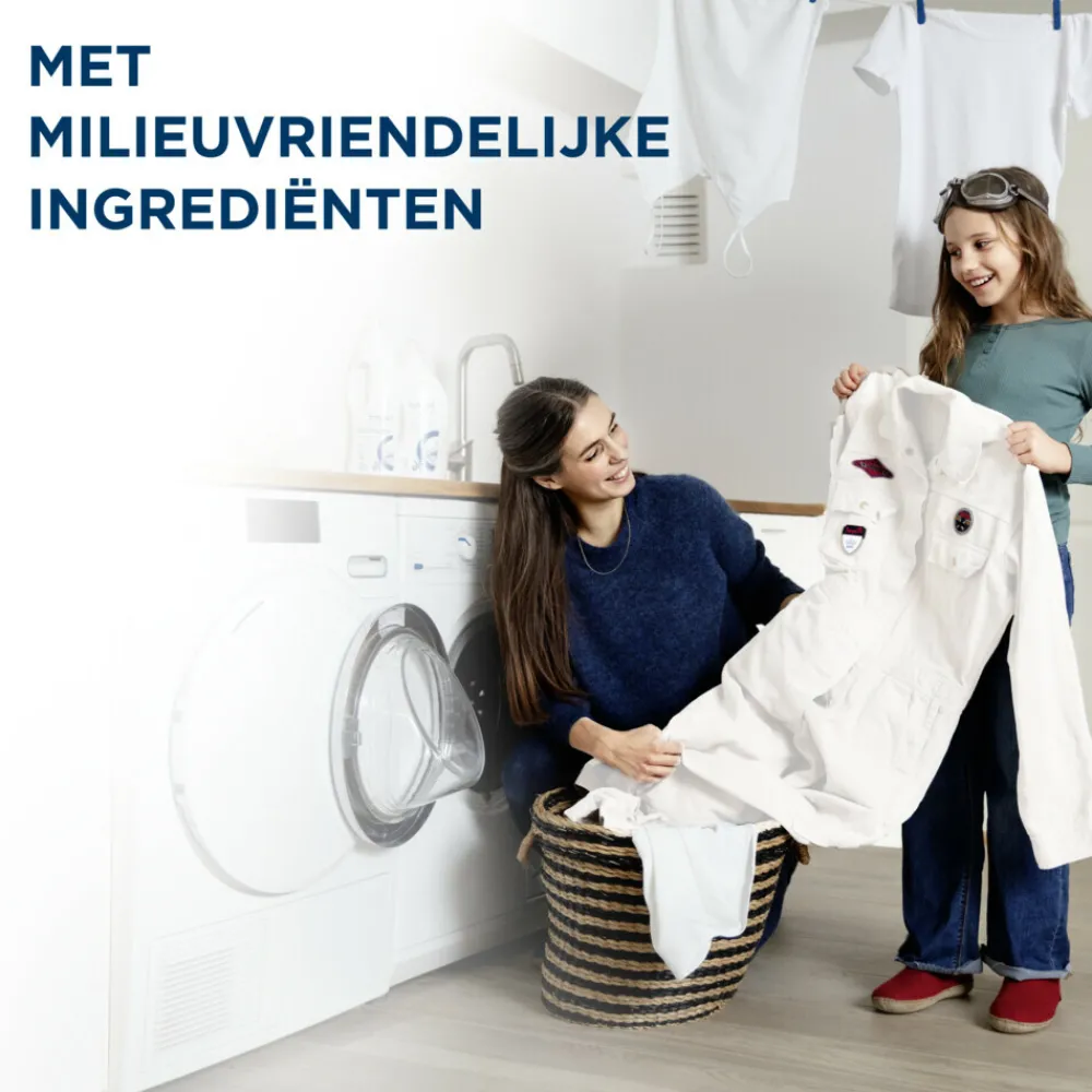 New Waspoeder Wit 18 Wasbeurten 1,187 kg Wasmiddel