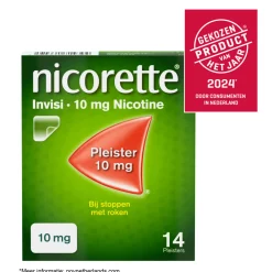 Stoppen Met Roken<Nicorette Invisi 10 mg Nicotine Pleister 14 stuks