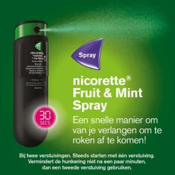 New Mondspray Fruit & Mint 1mg Duo 2 stuks Stoppen Met Roken