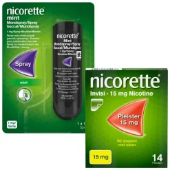 patches 15mg + Spray mint 1mg Pakket^Nicorette New