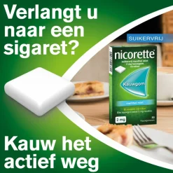 Suikervrij Kauwgom Menthol Mint 2 mg 105 stuks^Nicorette New