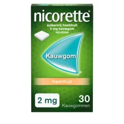 Stoppen Met Roken<Nicorette Suikervrij Kauwgom 2 mg Fresh Fruit 30 stuks