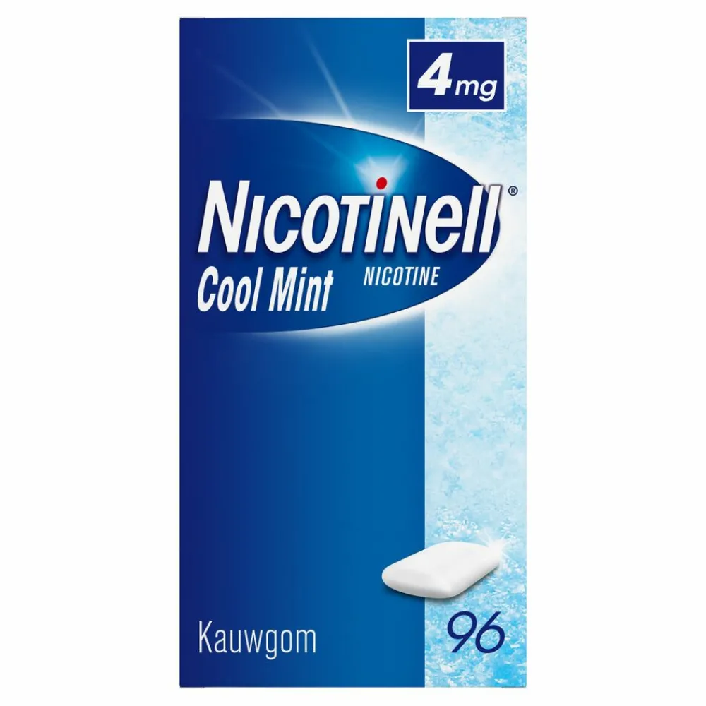 Stoppen Met Roken<Nicotinell Kauwgom Cool Mint 4 mg 96 stuks