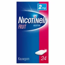 Kauwgom Fruit 2 mg 24 stuks^Nicotinell Clearance