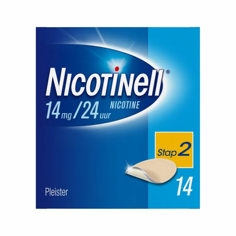 Nicotinepleisters 14mg 14 stuks^Nicotinell Best