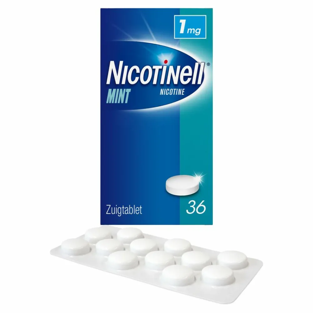 Stoppen Met Roken<Nicotinell Zuigtablet Mint 1mg 36 zuigtabletten