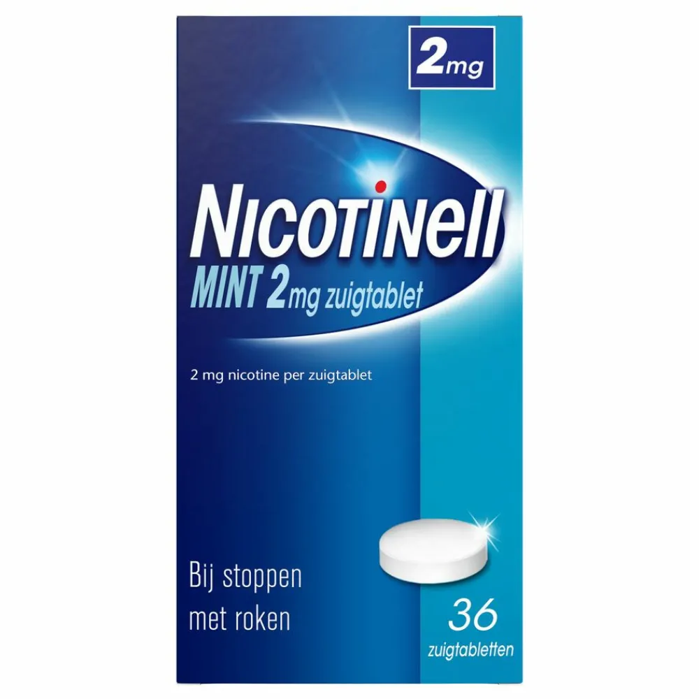 Stoppen Met Roken<Nicotinell Zuigtablet Mint 2mg 36 zuigtabletten