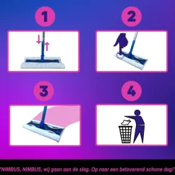 Dweilen<NIMBUS Magic Vloerdoekjes Navulling 40 stuks