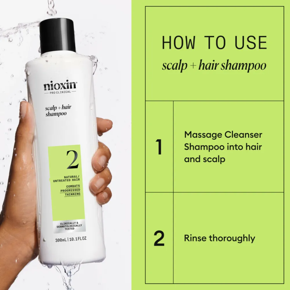 Haarverzorging<Nioxin System 2 Shampoo 300 ml