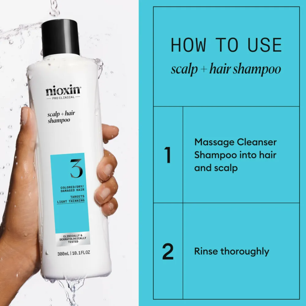 System 3 Shampoo 300 ml^Nioxin Hot