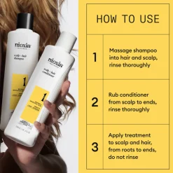 Haarverzorging<Nioxin System 1 Trial Kit 3 stuks