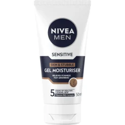 Dag- & Nachtcrème<NIVEA Men Sensitive Skin & Stubble Moisturizer Gezichtsgel 50 ml