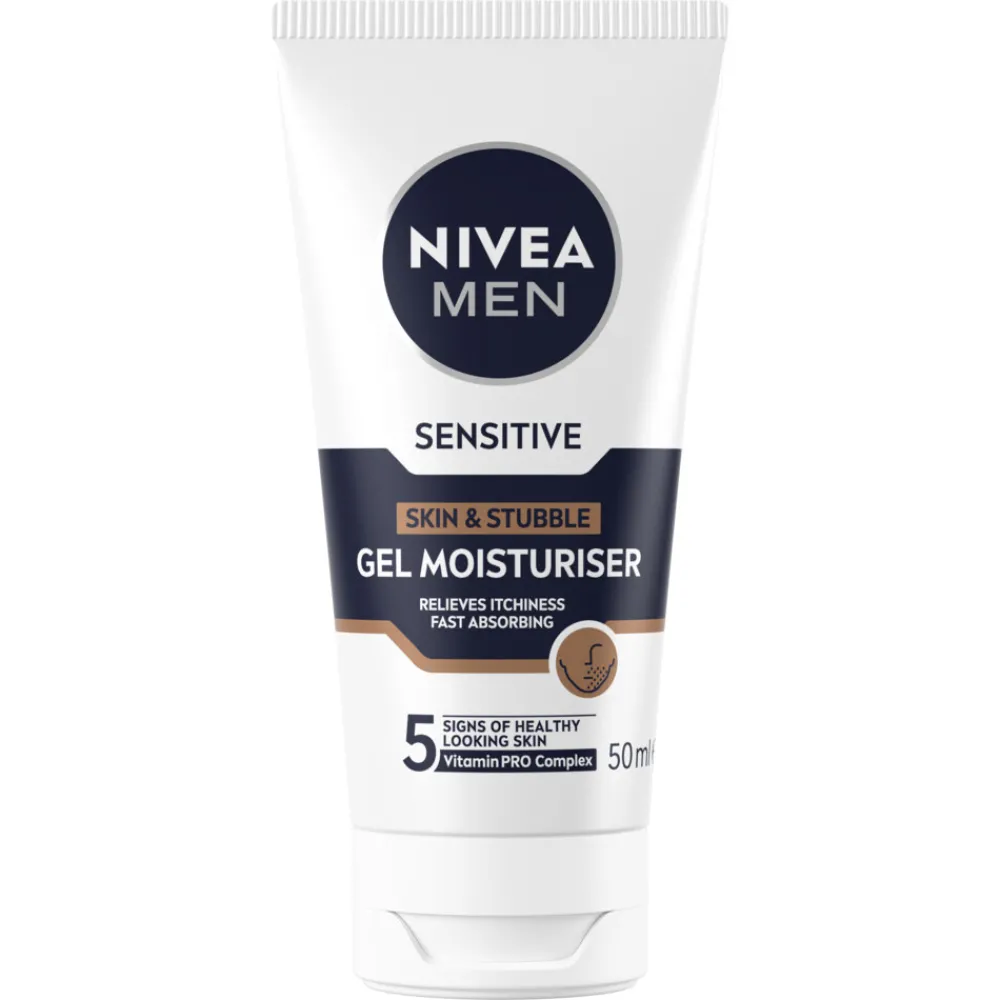 Dag- & Nachtcrème<NIVEA Men Sensitive Skin & Stubble Moisturizer Gezichtsgel 50 ml