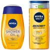 Bad & Douche< Nivea Natural Doucheolie + Showergel Men Pakket