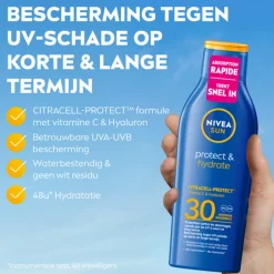Protect & Hydrate Zonnemelk SPF 30 200 ml^NIVEA Sun New