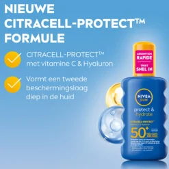 Zonbescherming<NIVEA Sun Protect & Hydrate Zonnespray SPF 50+ 200 ml