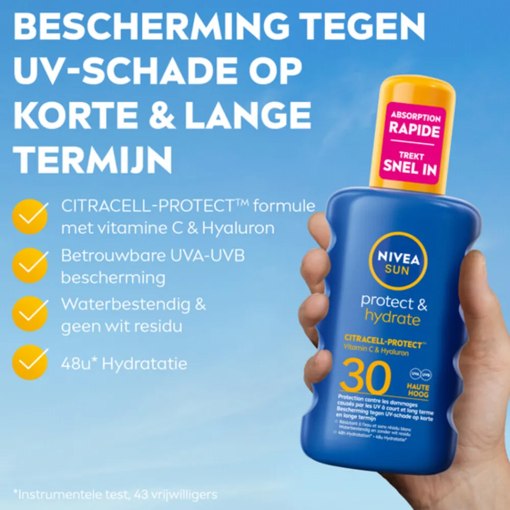 New Protect & Hydrate Zonnespray SPF 30 200 ml Zonbescherming