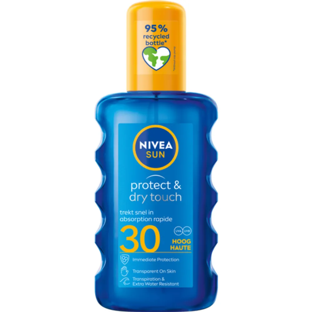 Zonbescherming<NIVEA Sun Protect en Dry Touch Verfrissende Vernevelende Spray SPF 30 200 ml