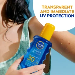 Zonbescherming<NIVEA Sun Protect en Dry Touch Verfrissende Vernevelende Spray SPF 30 200 ml