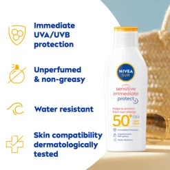 Clearance Sensitive Anti-Allergie Zonnemelk SPF 50 200 ml Zonbescherming