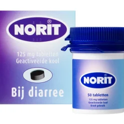 Tabletten 125 mg 50 stuks^Norit New