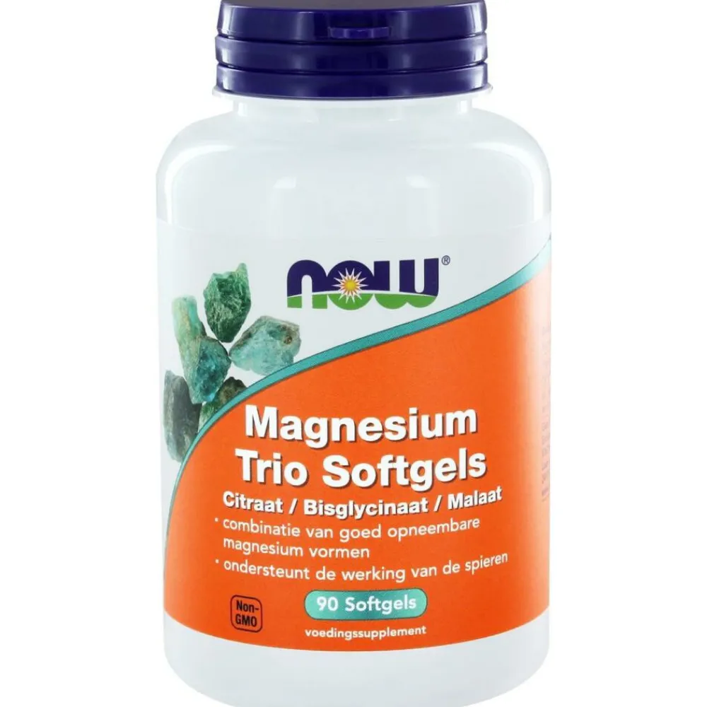 Mineralen<NOW Magnesium Trio 90 softgels
