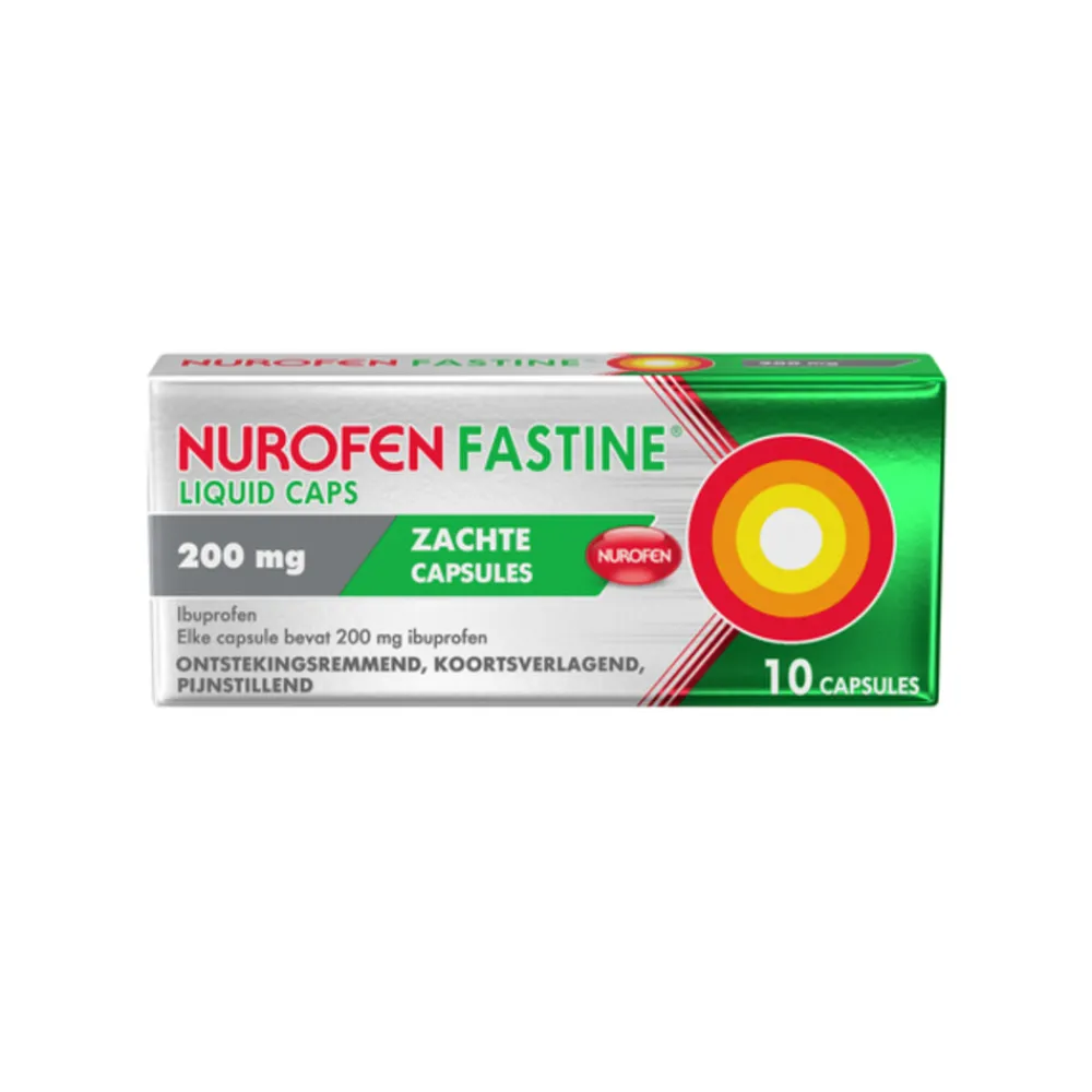 Discount Fastine Liquid Caps 200 mg 10 capsules Pijnstillend