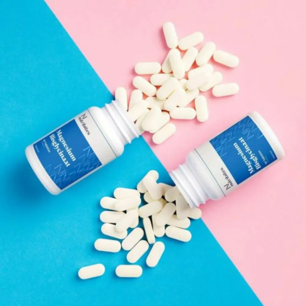 Magnesium Bisglycinaat 60 tabletten^Nutribites Hot
