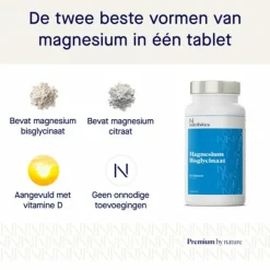 Magnesium Bisglycinaat 60 tabletten^Nutribites Hot
