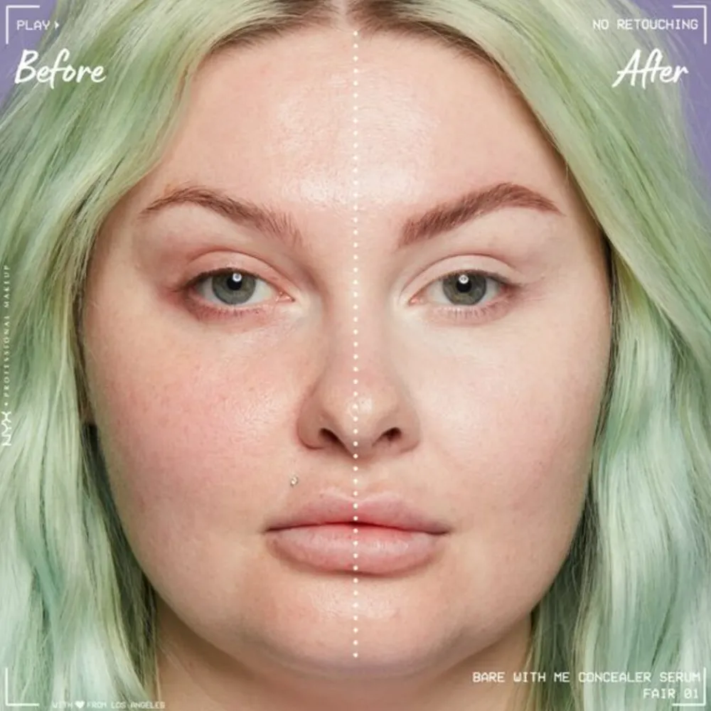 Concealer<NYXr NYX Bare With Me Concealer Serum Vanilla 9.6 ml