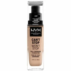 NYX Can't Stop Won't Stop Foundation Light 30 ml^NYXr Clearance