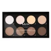 NYX Highlight & Contour Pro Palette 8 kleuren 21.6 gr^NYXr