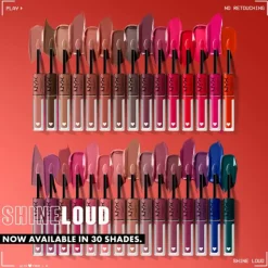 NYX Shine Loud High Shine Liquid Lipstick Never Basic 1 stuk^NYXr Best